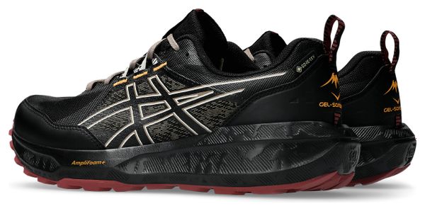 Asics Gel-Sonoma 8 GTX Men's Trail Running Shoes - Black/Red