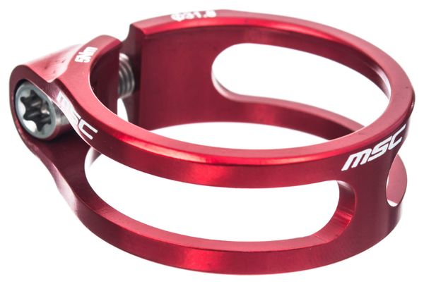 MSC Sattelklemmmutter Light CNC 8,5 gr + TI Rot