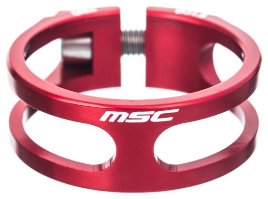 MSC Sattelklemmmutter Light CNC 8,5 gr + TI Rot