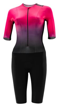 Combinaison Trifonction Huub TC Performance Rose/Noir Femme