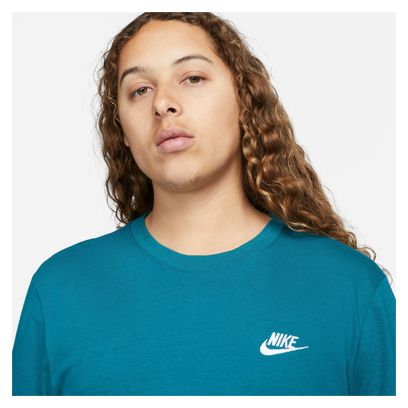 Nike Sportswear Club Kurzarm-T-Shirt Blau