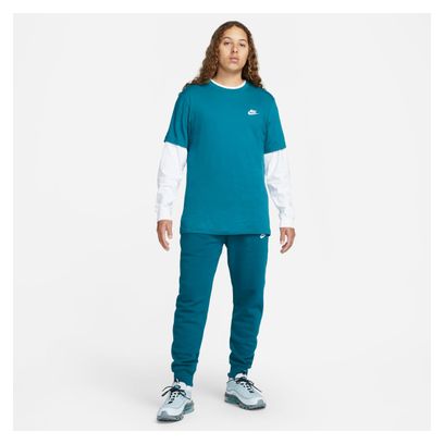 Nike Sportswear Club Kurzarm-T-Shirt Blau