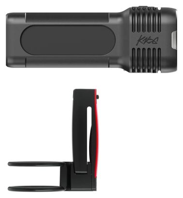 Set Knog Blinder Pro 400 voor- en achterverlichting / Plus Rear Zwart
