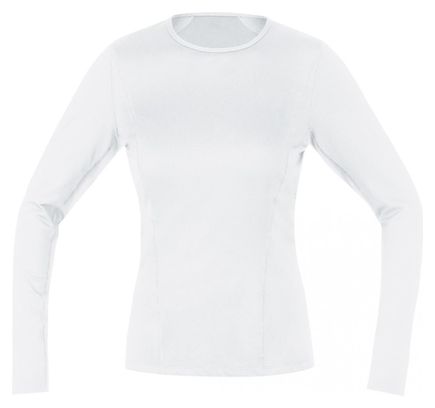 Gore M Base Layer Thermo Maglietta a maniche lunghe da donna bianca