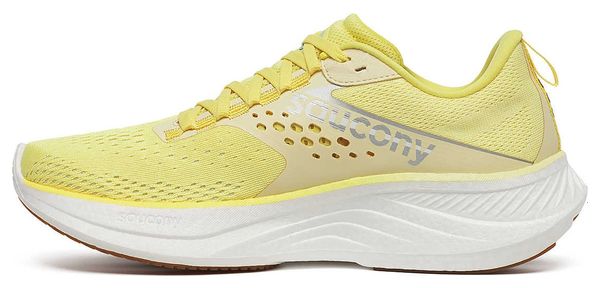 Chaussures Running Saucony Ride 17 Jaune Femme