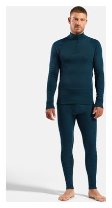 Baselayer Odlo Active X-Warm con mezza cerniera, blu, da uomo