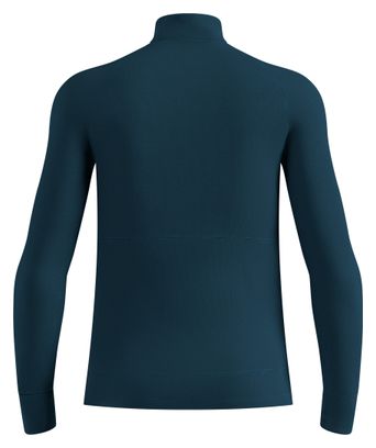 Baselayer Odlo Active X-Warm con mezza cerniera, blu, da uomo