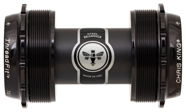 Platos y bielas Chris King ThreadFit T47-24 Negro