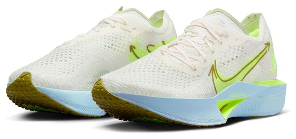 Nike ZoomX Vaporfly Next 3 Beige Vert Femme