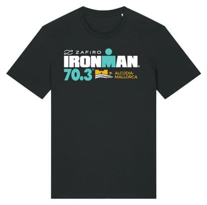 Ironman 70.3 Mallorca Zwart Heren T-Shirt Korte Mouw