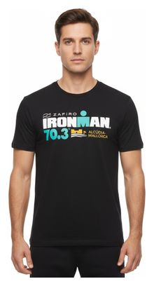 Ironman 70.3 Mallorca Zwart Heren T-Shirt Korte Mouw
