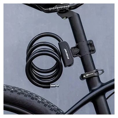 Cadenas de vélo Rockbros  avec clé de 1 1 m - noir