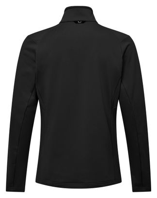 Polaire Homme Salewa Puez Cammino Polarlite 1/2 Zip Noir