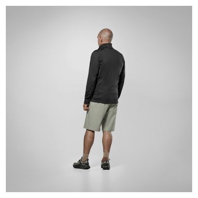 Polaire Homme Salewa Puez Cammino Polarlite 1/2 Zip Noir