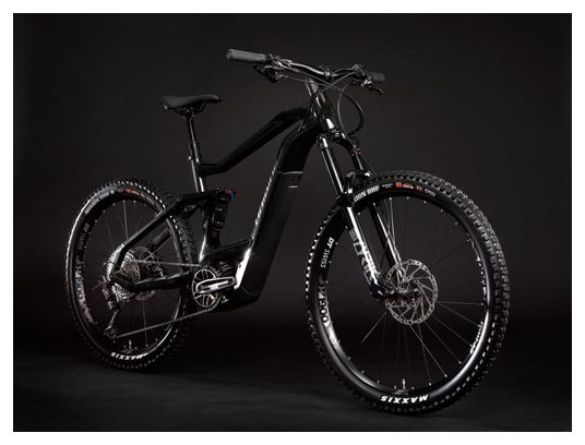 Bicicleta de montaña eléctrica de suspensión total Haibike AllMtn 5 Shimano SLX/XT de 12 V, 625, neumáticos de 29"/27,5" Plus, negro, 2021