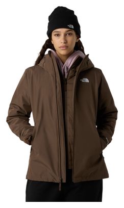 3-in-1 damesjas The North Face Carto Mono Triclimate Capuchon Bruin