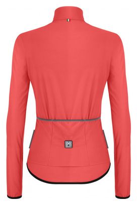 Santini Nebula Puro Women&#39;s Windbreaker Jacket Pink