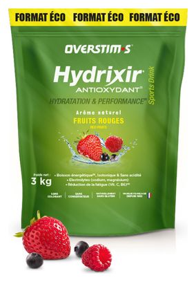 Overstims Antiossidante Energy Drink HYDRIXIR Bucket 3kg bacche Gusto