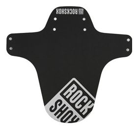 Guardabarros MTB Rockshox Negro Plata Brillante