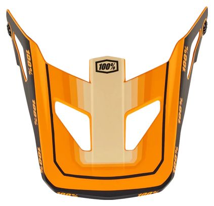 Visière de rechange pour Casque 100% Enfant Status Topenga Orange / Noir