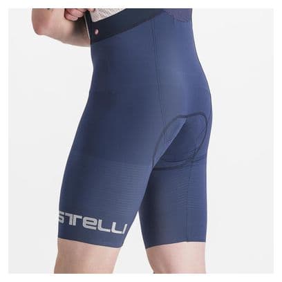 Castelli Premio Black Limited Edition Bib Shorts Blue/White