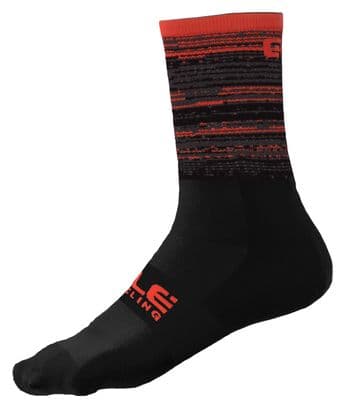 Alé Q-Skin Scanner Unisex Socks Black/Orange