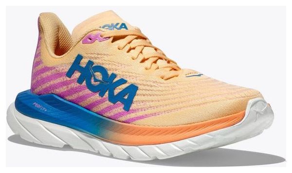 Hoka Mach 5 Women's Running Shoes Orange Pink Blue