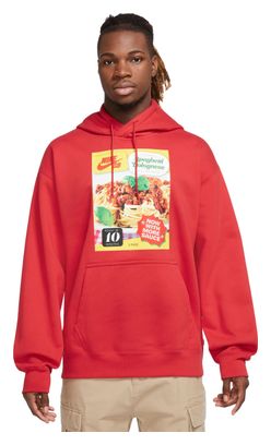 Nike SB Fleece Slowburn Kapuzenpullover Rot