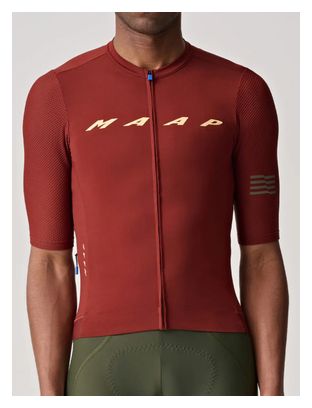 Maillot Manches Courtes Maap Evade Pro Base 2.0 Homme Marron