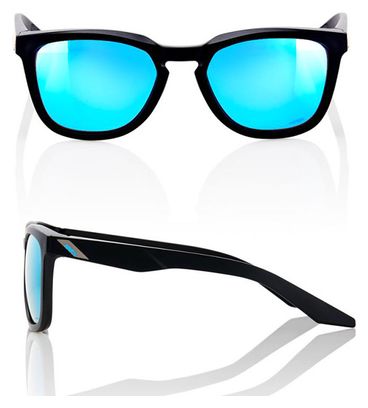 Par de Gafas de Espejo Multicapa <p> <strong>100% Hudson</strong></p>Negro Mate / Azul HiPER