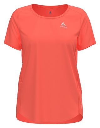Maillot Manches Courtes Odlo Zeroweight Chill-Tec Corail