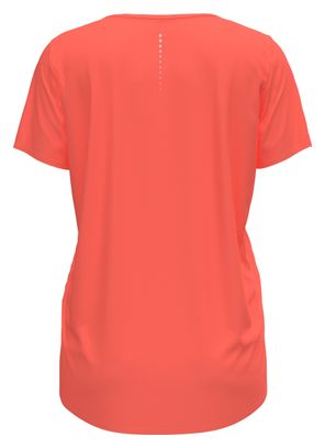 Maillot Manches Courtes Odlo Zeroweight Chill-Tec Corail