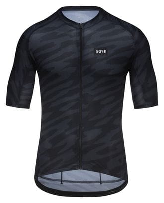 Gore Wear Spirit Organic Camo Short Sleeve Jersey Black