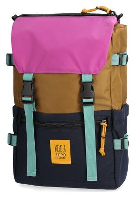 Topo Designs Rover Pack Classic 20L Khaki/Blue Rugzak