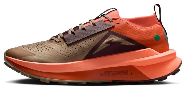 Nike ZoomX Zegama Trail 2 Marron Orange Homme