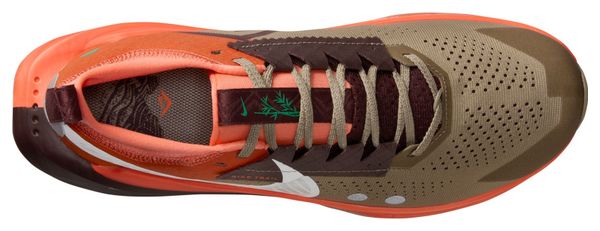 Nike ZoomX Zegama Trail 2 Marron Orange Homme