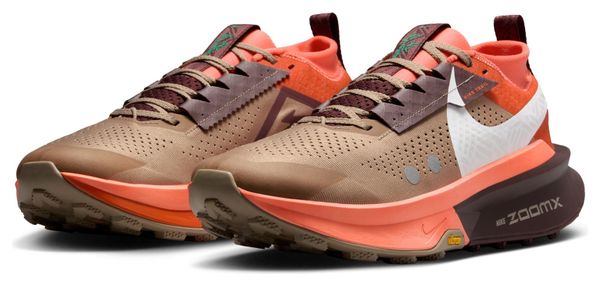 Nike ZoomX Zegama Trail 2 Marron Orange Homme