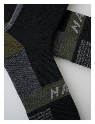 Merino Maap Alt_Road Socks Black