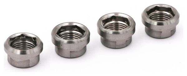 Rennen Titanium Nuts Regular Raw (x4) 