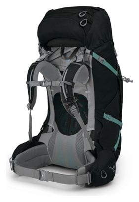 Osprey Ariel Plus 70L Wandelrugzak voor dames Zwart/Blauw