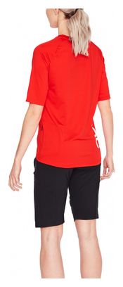 Poc Essential MTB Women Short Sleeves Jersey Prismane Red