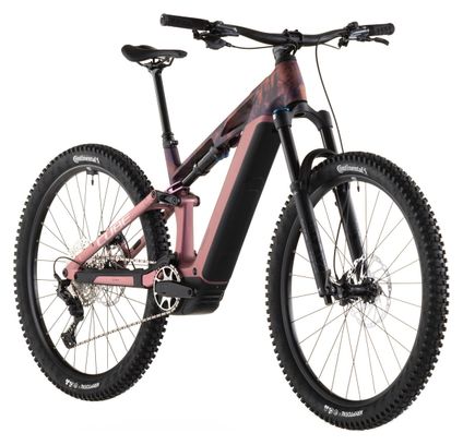 Cube Stereo Hybrid One44 HPC SLX 800 Electric Full Suspension MTB Shimano Deore XT 12S 800 Wh 29'' Shift Blush Pink Art 2026