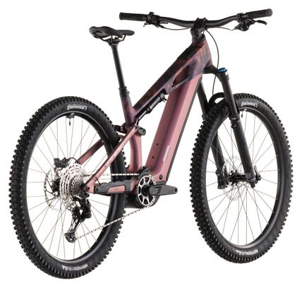 Cube Stereo Hybrid One44 HPC SLX 800 Electric Full Suspension MTB Shimano Deore XT 12S 800 Wh 29'' Shift Blush Pink Art 2026