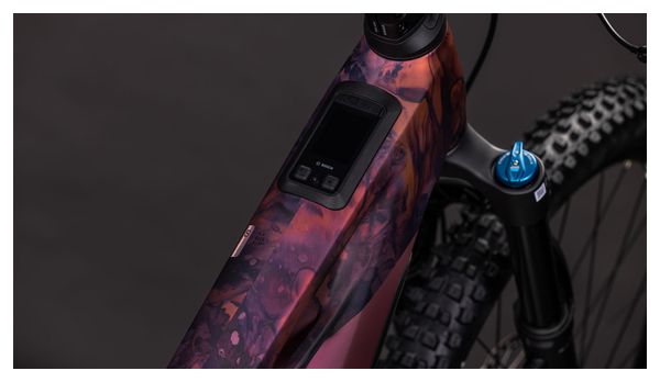 Cube Stereo Hybrid One44 HPC SLX 800 Electric Full Suspension MTB Shimano Deore XT 12S 800 Wh 29'' Shift Blush Pink Art 2026