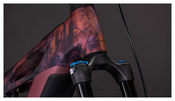 Cube Stereo Hybrid One44 HPC SLX 800 Electric Full Suspension MTB Shimano Deore XT 12S 800 Wh 29'' Shift Blush Pink Art 2026