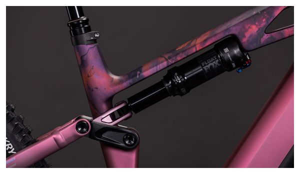 Cube Stereo Hybrid One44 HPC SLX 800 Electric Full Suspension MTB Shimano Deore XT 12S 800 Wh 29'' Shift Blush Pink Art 2026