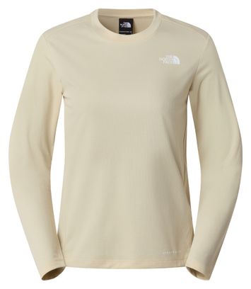 Maglietta tecnica a maniche lunghe The North Face Shadow Beige da donna