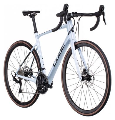 Bicicleta de carretera Cube Attain GTC Race Shimano 105 11S 700 mm Frost White Carbon 2022