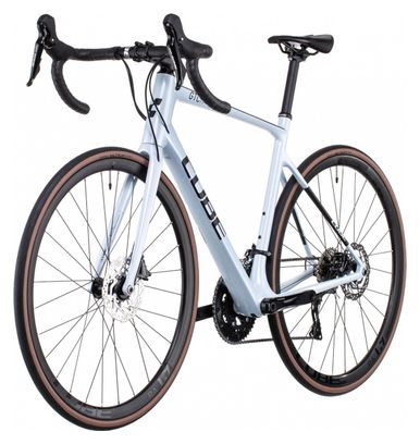 Bicicleta de carretera Cube Attain GTC Race Shimano 105 11S 700 mm Frost White Carbon 2022