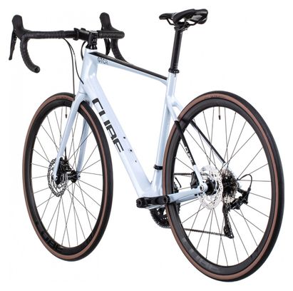 Bicicleta de carretera Cube Attain GTC Race Shimano 105 11S 700 mm Frost White Carbon 2022